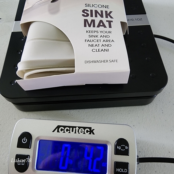 Silicone Sink Mat in Gray - Picture 10 of 10